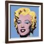 Shot Light Blue Marilyn, 1964-Andy Warhol-Framed Art Print