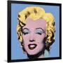 Shot Light Blue Marilyn, 1964-Andy Warhol-Framed Art Print