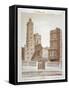 Shot Manufactory, Tooley Street, from London Bridge, Bermondsey, London, 1828-John Chessell Buckler-Framed Stretched Canvas