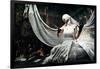 Shot Of A Twilight Girl In White Dress. Halloween, Horror-prometeus-Framed Art Print