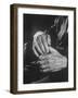 Shot of Hands Belonging to an Old Man-Carl Mydans-Framed Photographic Print