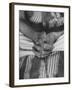 Shot of Hands Belonging to an Old Woman-Carl Mydans-Framed Photographic Print