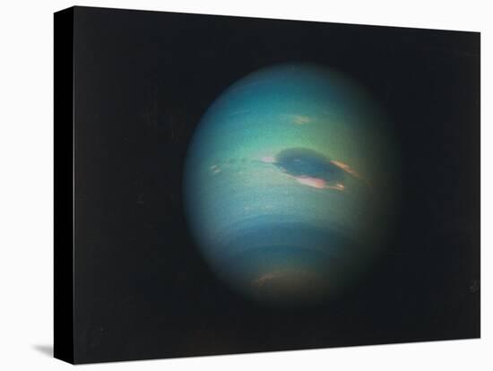 Shot of Planet Neptune Produced from Images Taken Through Spacecraft Voyager Ii's Wide-Angle Camera-null-Stretched Canvas