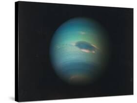 Shot of Planet Neptune Produced from Images Taken Through Spacecraft Voyager Ii's Wide-Angle Camera-null-Stretched Canvas