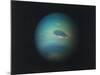 Shot of Planet Neptune Produced from Images Taken Through Spacecraft Voyager Ii's Wide-Angle Camera-null-Mounted Photographic Print