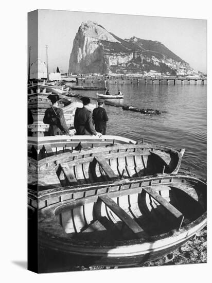 Shot of the Rock of Gibraltar-Ralph Crane-Stretched Canvas