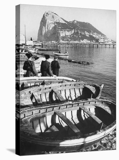 Shot of the Rock of Gibraltar-Ralph Crane-Stretched Canvas