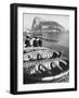 Shot of the Rock of Gibraltar-Ralph Crane-Framed Premium Photographic Print