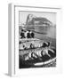 Shot of the Rock of Gibraltar-Ralph Crane-Framed Premium Photographic Print