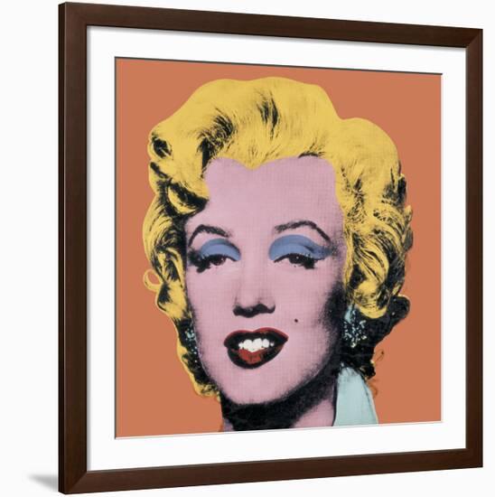 Shot Orange Marilyn, 1964-Andy Warhol-Framed Art Print