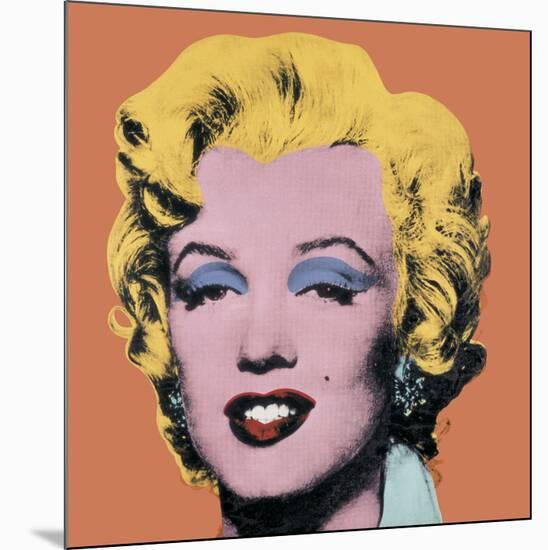 Shot Orange Marilyn, 1964-Andy Warhol-Mounted Art Print