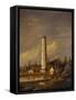 Shot Tower, 1845-Jasper Francis Cropsey-Framed Stretched Canvas