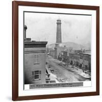 Shot Tower and the Miners Foundry in San Francisco-null-Framed Photographic Print