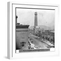 Shot Tower and the Miners Foundry in San Francisco-null-Framed Photographic Print