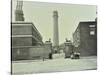 Shot Tower, Gates with Sphinxes, and Milk Cart, Belvedere Road, Lambeth, London, 1930-null-Stretched Canvas