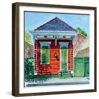 Shotgun House, New Orleans-Anthony Butera-Framed Giclee Print