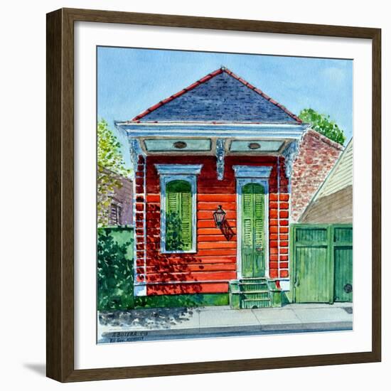 Shotgun House, New Orleans-Anthony Butera-Framed Giclee Print