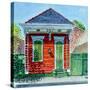 Shotgun House, New Orleans-Anthony Butera-Stretched Canvas