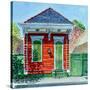 Shotgun House, New Orleans-Anthony Butera-Stretched Canvas