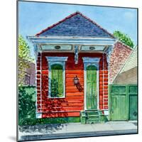 Shotgun House, New Orleans-Anthony Butera-Mounted Premium Giclee Print