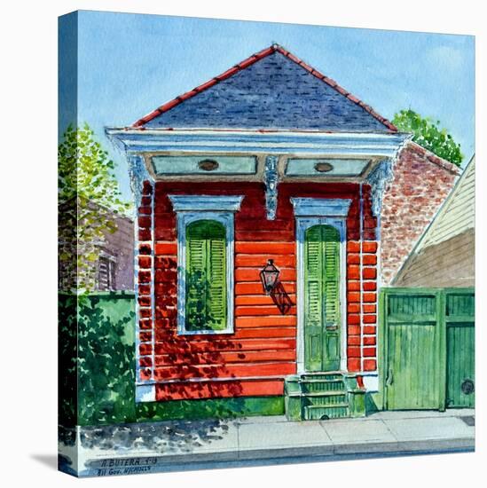 Shotgun House, New Orleans-Anthony Butera-Stretched Canvas