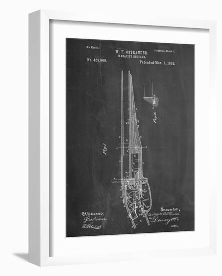 Shotgun Patent-null-Framed Art Print