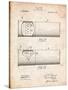 Shotgun Shell Patent Print-Cole Borders-Stretched Canvas