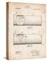 Shotgun Shell Patent Print-Cole Borders-Stretched Canvas