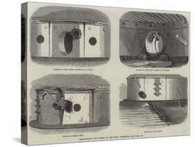 Shotholes in the Turret of the Royal Sovereign-Edwin Weedon-Stretched Canvas