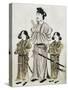 Shotoku Taishi and His Daughters-null-Stretched Canvas