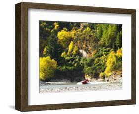 Shotover Jet, Shotover River, Queenstown, New Zealand-David Wall-Framed Photographic Print