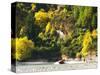 Shotover Jet, Shotover River, Queenstown, New Zealand-David Wall-Stretched Canvas