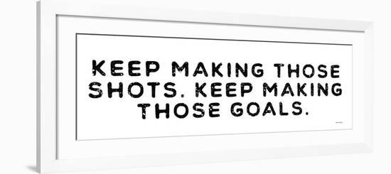 Shots and Goals-Yass Naffas Designs-Framed Premium Giclee Print