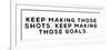 Shots and Goals-Yass Naffas Designs-Framed Premium Giclee Print