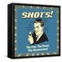 Shots! the Few. the Proud. the Unconcious!-Retrospoofs-Framed Stretched Canvas