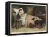 Should Auld Acquaintance Be Forgot-John Charles Dollman-Framed Stretched Canvas