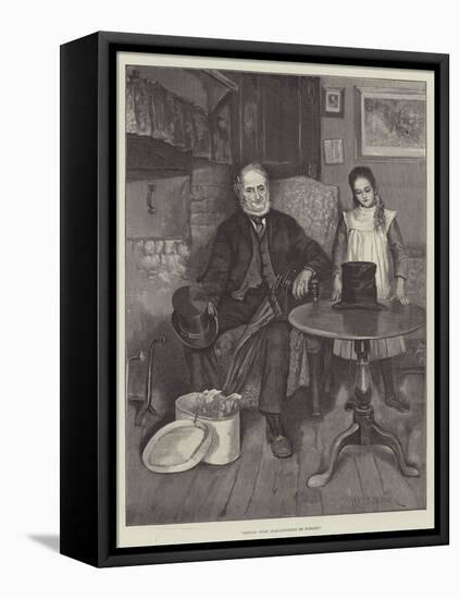 Should Auld Acquaintance Be Forgot-William Henry Charles Groome-Framed Stretched Canvas