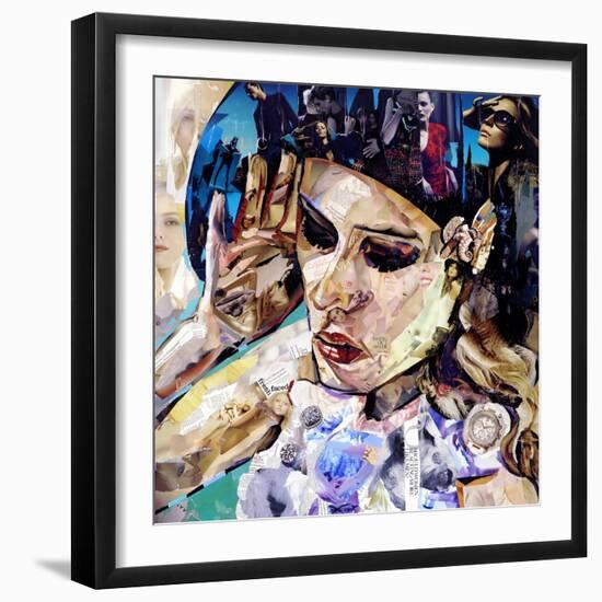 Should Woman Act-James Grey-Framed Art Print