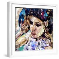 Should Woman Act-James Grey-Framed Art Print