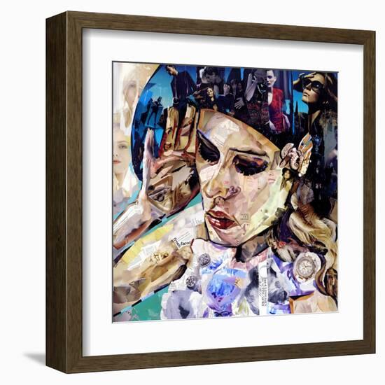 Should Woman Act-James Grey-Framed Art Print