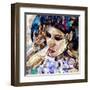 Should Woman Act-James Grey-Framed Art Print