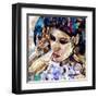 Should Woman Act-James Grey-Framed Art Print