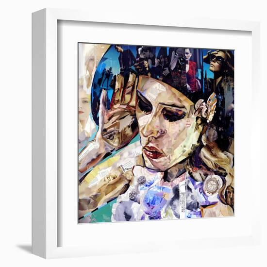 Should Woman Act-James Grey-Framed Art Print