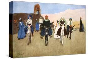 Should Women Ride Astride?', 1908-Lance Thackeray-Stretched Canvas