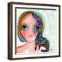 Shoulder Spot-Wyanne-Framed Giclee Print