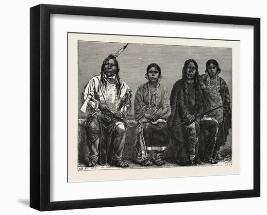 Shouswap Indians, British Columbia-null-Framed Giclee Print