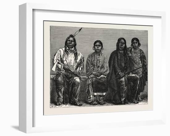 Shouswap Indians, British Columbia-null-Framed Giclee Print