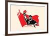 Shout the Words of Mao-Chinese Government-Framed Premium Giclee Print