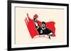 Shout the Words of Mao-Chinese Government-Framed Premium Giclee Print