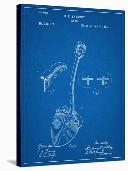 Shovel Patent-null-Stretched Canvas